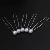 20 Pcs Wedding Hairpins with Pearls in White