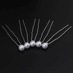 20 Pcs Wedding Hairpins with Pearls in White