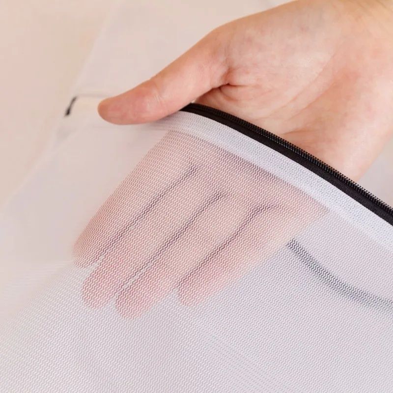 2pcs White Laundry Bags for Underwear, 40 x 50 cm
