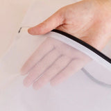 2pcs White Laundry Bags for Underwear, 40 x 50 cm - Side View