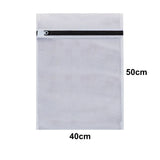 2pcs White Laundry Bags for Underwear, 40 x 50 cm - 45-Degree Angle