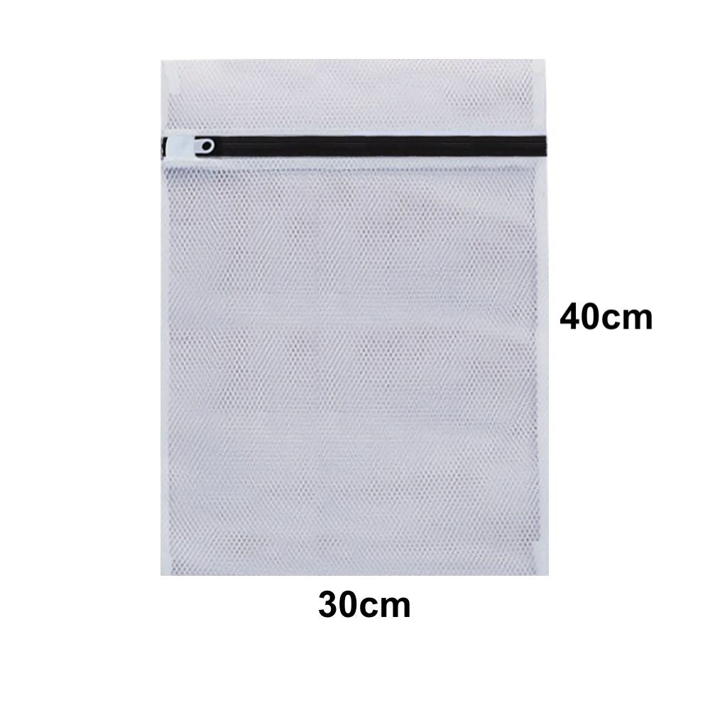 2pcs White Laundry Bags for Underwear, 30 x 40 cm
