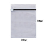 2pcs White Laundry Bags for Underwear, 30 x 40 cm - 45-Degree Angle