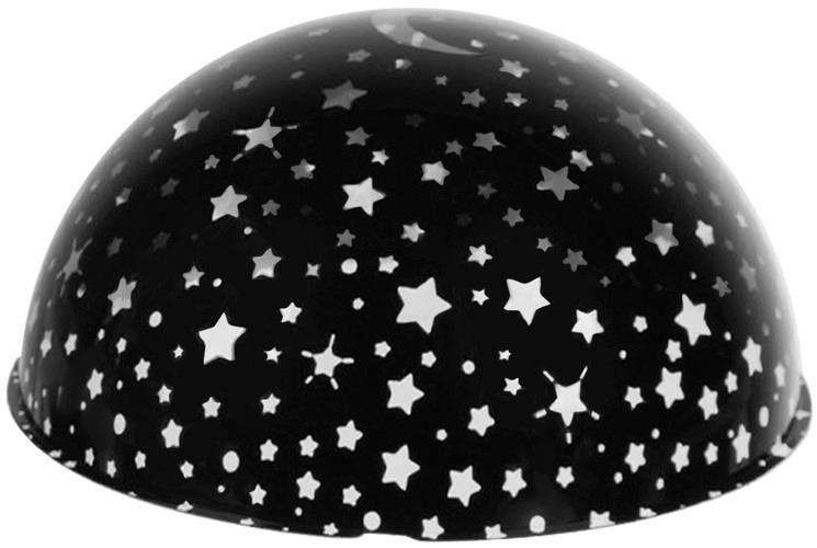 Galaxy Lamp Star Projector with Underwater Effect for Magical Atmosphere, Black