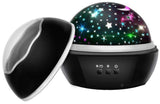 Galaxy Lamp Star Projector with Underwater Effect for Magical Atmosphere, Black - Extra Image
