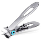 Nail Clippers for Thick Nails Silver, Avoid Complicated Trimming - Side View