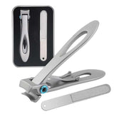 Nail Clippers for Thick Nails Silver, Avoid Complicated Trimming - Close-Up Angle
