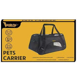 Pet Carrier Transport Bag, Black - Safe and Comfortable for Pets