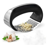 Black Steel Garlic Press