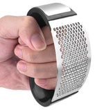 Black Steel Garlic Press