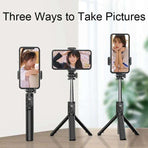 Bluetooth Mobile Stand P20S with Remote Control, Extendable, Compatible with iPhone Samsung