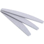 5-pack Nail File Half Moon Zebra, 100/100, Grey