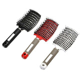 2pcs Hairbrush Comb,Black and red
