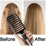 2pcs Hairbrush Comb,Black and red