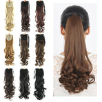 12 Ponytail Hair Extensions, Multiple Colors