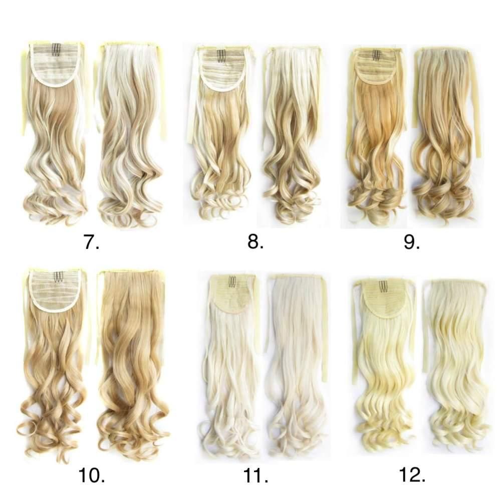 5 Pcs Ponytail Hair Extension, Multiple Colors
