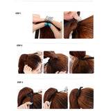 12 Colors Clip in Ponytail Hair Extension Curly, 2