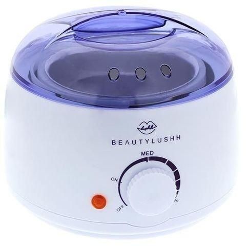 Wax heater for hair removal, white