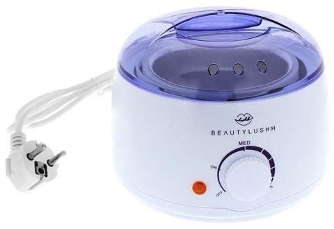Wax heater for hair removal, white