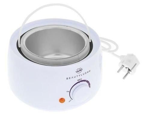 Wax heater for hair removal, white