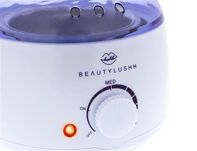 Wax heater for hair removal, white