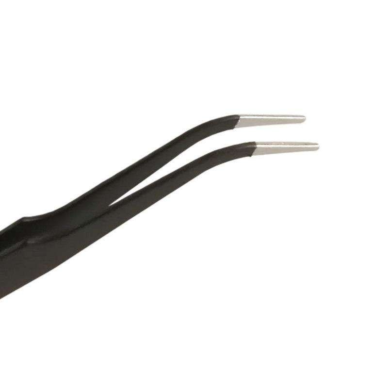 Black Tweezers for Nail Decorations and Eyelash Extensions