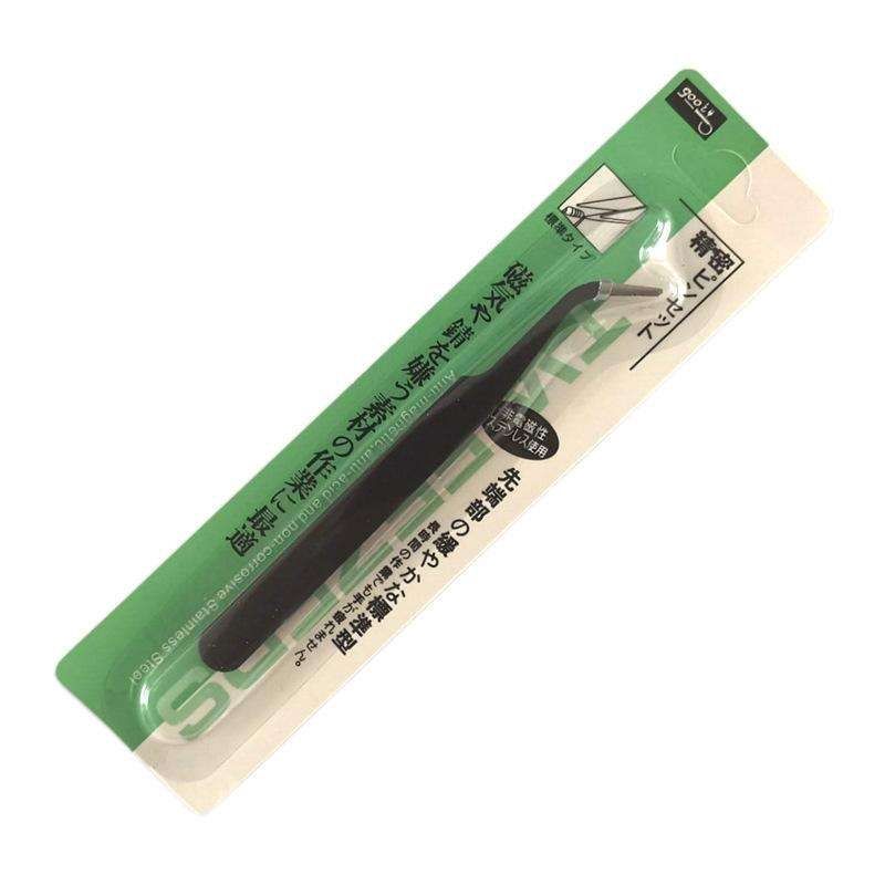 Black Tweezers for Nail Decorations and Eyelash Extensions