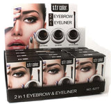 Eyebrow Pomade and Eyeliner 2in1 in Brown - Side View