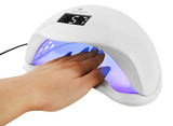 48W UV lamp for gel polish with motion sensor, White