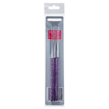 3pcs Nail Art Brushes, Pink