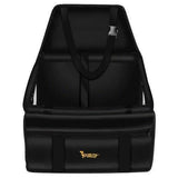 Dog Cat Car Seat, Black - Side View