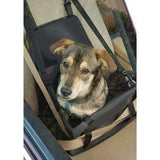 Dog Cat Car Seat, Black - Close-Up Angle