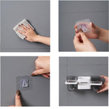 White Multifunctional Toothbrush Holder and Organizer - Low Angle
