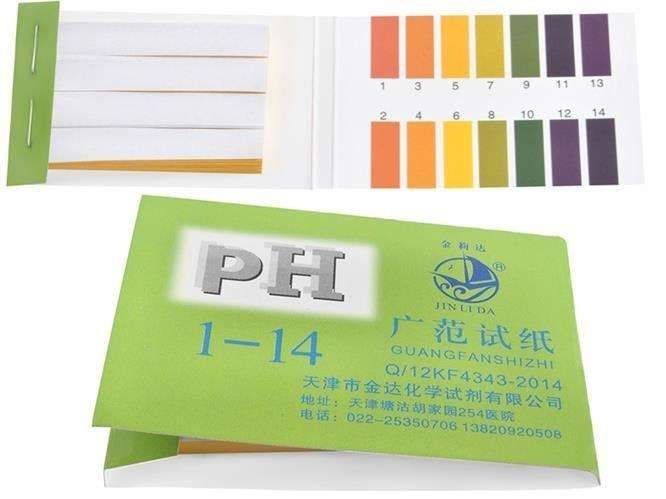 pH Test Litmus Paper, 80 pcs MultiColor