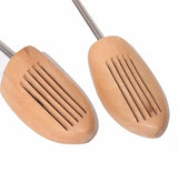 Wooden Shoe Blocks 37-38, Beige – Preserve and Renew Your Shoes - 45-Degree Angle
