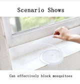 Mosquito Net White 130x150cm Cuttable, for Windows - Front View