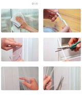 Mosquito Net White 130x150cm Cuttable, for Windows