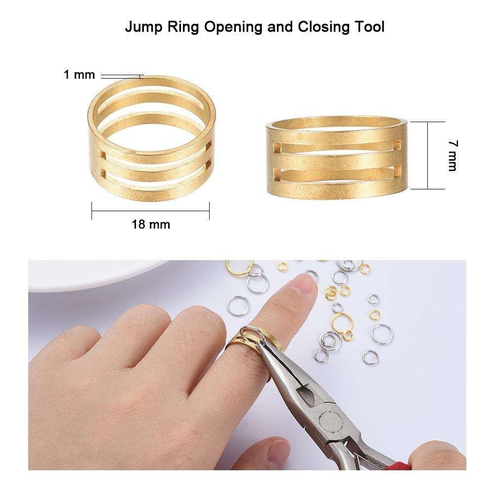 Jewelry Making Kit with Pliers, Wire and Rings - DIY Silver Gold Craft Supplies