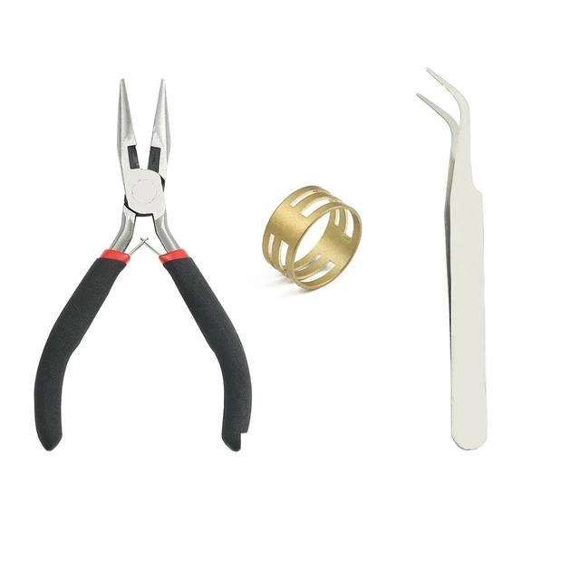 Jewelry Making Kit with Pliers, Wire and Rings - DIY Silver Gold Craft Supplies