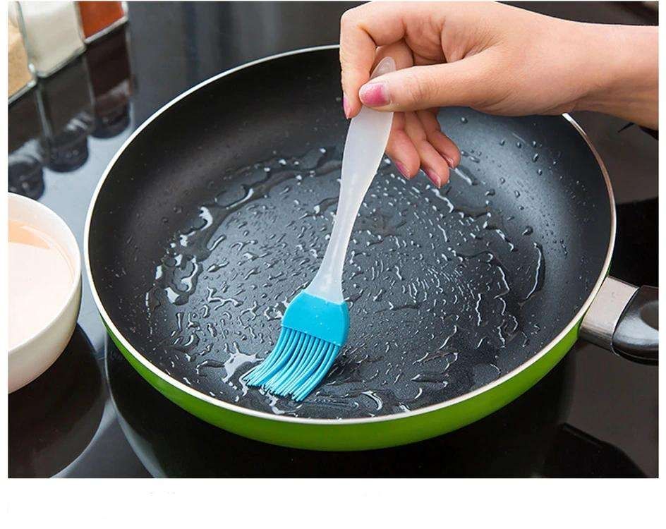 3-pack Silicone Cooking Brush, Bread Baking Brush, MultiColor