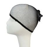 Wig hairnet wig cap, Black Dark brown - Front View