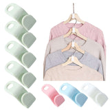 50 MultiColor Clothes Hangers with Connecting Hook, 50-Pack