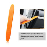 4-pack Car Panel Removal Tools, Orange - Top-Down View