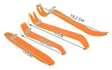 4-pack Car Panel Removal Tools, Orange - Close-Up Angle