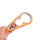 Can Opener Bottle Opener, MultiColor - Top-Down View