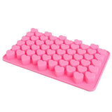 55 Hearts Ice Chocolate Jelly Mold, Pink