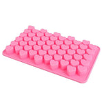 55 Hearts Ice Chocolate Jelly Mold, Pink