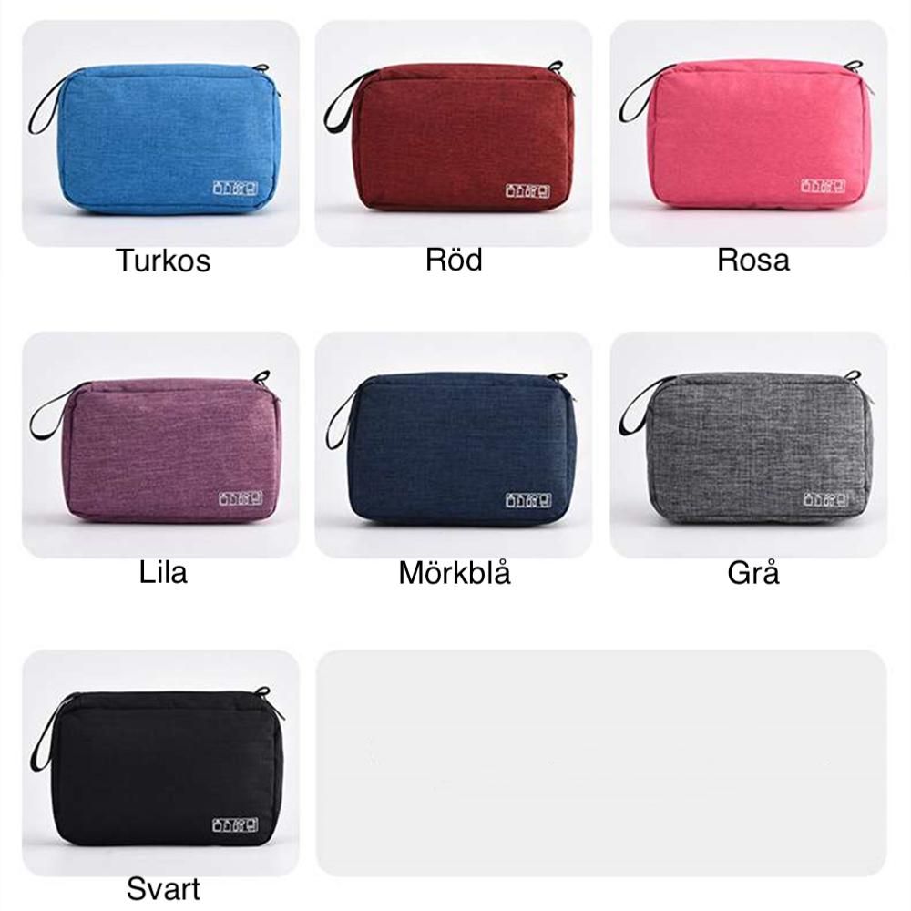 Hanging Toiletry Bag for Travel, Black