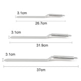 3 Pcs Silver Palette Knife Spatula for Cake Decorations