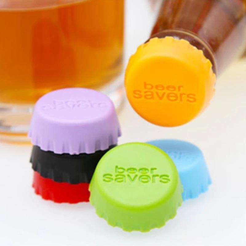 Beer saver vacuum sealer stopper, 6-pack, MultiColor for beer lovers